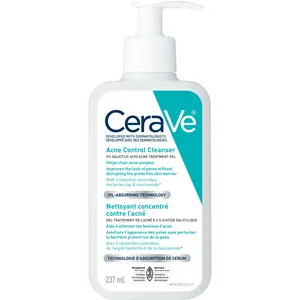 CeraVe Acne Control Cleanser with Salicylic Acid & Niacinamide - Clear Skin & Minimize Pores