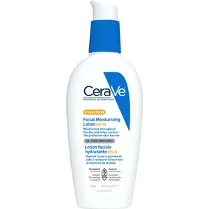 CeraVe Daily Facial Moisturizing Lotion SPF 30 - Hydrating, Lightweight, Non-Greasy, Fragrance-Free