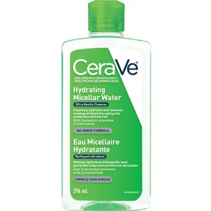 CeraVe Hydrating Micellar Water Cleanser with Ceramides, Hyaluronic Acid & Niacinamide - Fragrance-Free
