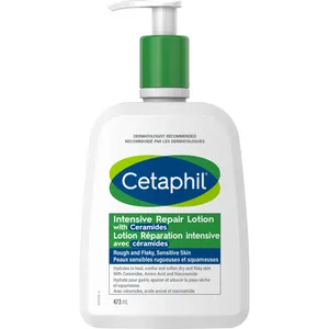 Cetaphil Intensive Repair Lotion with Ceramides for Sensitive Skin, 24-Hour Hydration