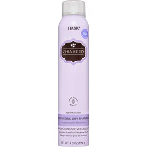 Chia Seed Volumizing Dry Shampoo for Big, Bouncy Hair - Lightweight, Long-Lasting Oil Absorption
