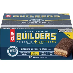 Chocolate Chip Cookie Dough Protein Bar, Gluten-Free, 20g Protein, Pack of 12