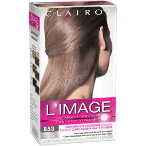 Clairol L'Image Permanent Hair Color Medium Brown 860 for 100% Grey Coverage and High Shine