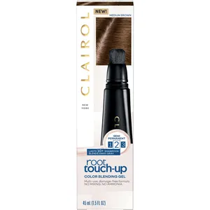 Clairol Root Touch-Up Semi-Permanent Gel 2 Black - Ammonia-Free, Blends Grays in 10 Minutes