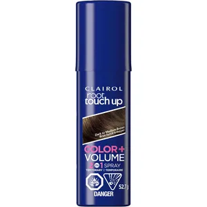 Clairol Root Touch-Up Spray Light Brown - 100% Gray Coverage & Volume Boost, Ammonia-Free Formula