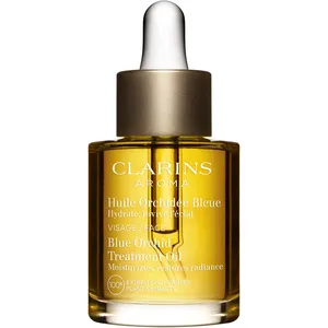 Clarins Blue Orchid Treatment Oil - Hydrating Face Oil with 100% Pure Plant Extracts for Dehydrated Skin