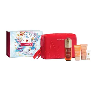 Clarins Double Serum & Extra-Firming Collection - Expert Skincare Set for Youthful Skin Glow