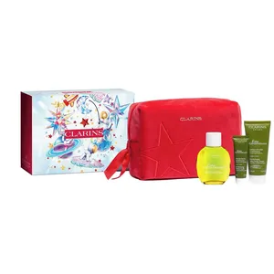 Clarins Eau Extraordinaire Essentials Set - 100ml Treatment Fragrance, Shower Gel & Body Cream