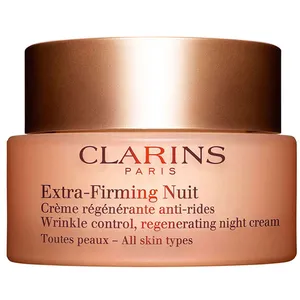 Clarins Extra-Firming Night Moisturizer - Anti-Aging Cream for Firmness, Wrinkle Reduction, and Hydration