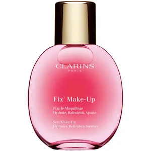 Clarins Fix' Make-Up 24-Hour Hydration Mist with Alpine Rose Extract for Radiant Skin