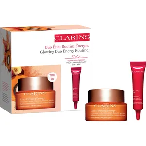Clarins Glowing Duo Energy Routine - Extra-Firming Energy & Total Eye Lift for Radiant Skin