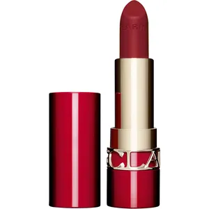 Clarins Joli Rouge Velvet 754V Deep Red - Long-Lasting Matte Lipstick with Hydrating Formula