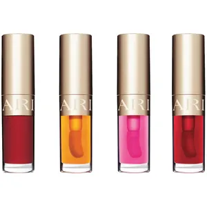 Clarins Lip Comfort Oil Discovery Kit - 4 Mini Sizes of Nourishing Lip Oils for Soft, Glossy Lips