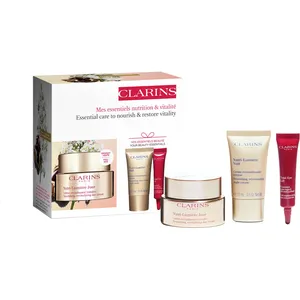 Clarins Nourishing & Vitality Essentials Set for Mature Skin - Day, Night & Eye Care Duo