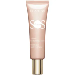 Clarins SOS Primer Peach - Brightening, Hydrating Formula for Radiant Skin, 24-Hour Hydration