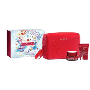 Clarins Super Restorative Collection Set for Age-Related Skin - Day Cream, Night Cream, Eye Lift