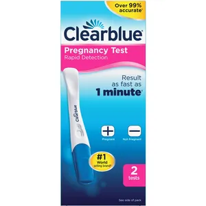 Clearblue Rapid Detection Pregnancy Test, 2 Count - Results in 1 Minute, Over 99% Accurate