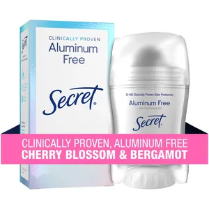 Clinically Proven Aluminum Free Deodorant for Women - Cherry Blossom & Bergamot, 72 Hour Protection