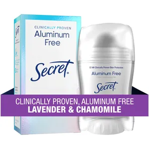 Clinically Proven Aluminum Free Deodorant for Women - Lavender & Chamomile, 72 Hour Odor Protection
