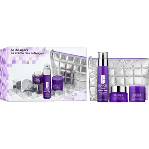 Clinique A+ De-Agers Anti-Aging Skincare Set for All Skin Types, Includes Serum, Eye Cream & Cream