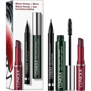 Clinique Black Honey Makeup Set - Almost Lipstick, Mascara & Liquid Eyeliner Essentials