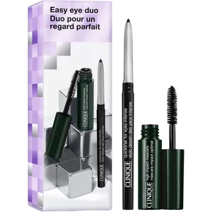 Clinique Easy Eye Duo Set - High Impact Mascara & Quickliner for Intense Eye Drama