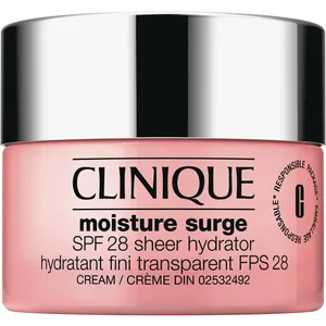Clinique Moisture Surge SPF28 Sheer Hydrator - Hydrating Cream with Sun Protection for All Skin Tones