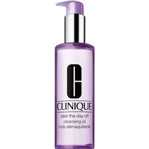 Clinique Take The Day Off Cleansing Oil - Makeup Remover for All Skin Types, Rinses Easily