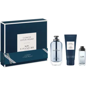 Coach Open Road Eau de Toilette Set for Him - 100ml EDT, 15ml EDT & 100ml Shower Gel