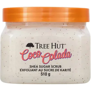 Coco Colada Shea Sugar Scrub - Exfoliate & Nourish Skin with Coconut & Pineapple for a Summer Glow