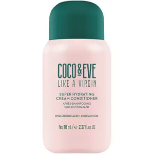 Coco & Eve Travel Size Super Hydrating Cream Conditioner for Normal to Dry Hair, 3x Thicker Texture