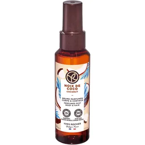 Coconut Perfumed Mist for Hair & Body - 97% Natural Ingredients, Refreshing & Energizing Scent