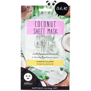 Coconut & Hyaluronic Sheet Mask for Intense Hydration - Biodegradable & Eco-Friendly Formula