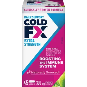 Cold FX Extra Strength Capsules - Natural Cold Remedy with 50% More Active Ingredient, 300mg