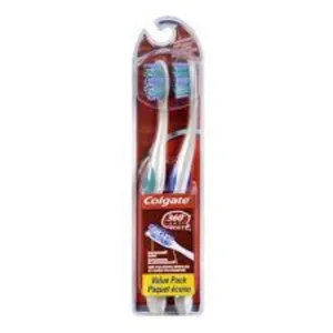 Colgate 360Â° Optic White Toothbrush Set - Soft - 2 Count for Effective Whitening and Stain Removal