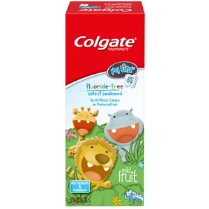 Colgate My First Fluoride-Free Toothpaste for Infants & Toddlers, Mild Fruit Flavor, 40 mL