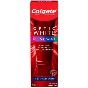 Colgate Optic White Renewal Teeth Whitening Toothpaste 70mL - High Impact Whitening Formula