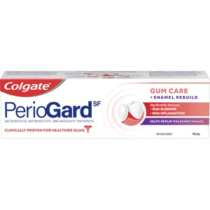 Colgate PerioGard Gum Care + Enamel Rebuild Toothpaste, 4.0 oz - Reduces Bleeding & Inflammation