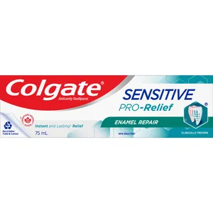 Colgate Sensitive Pro-Relief Enamel Repair Toothpaste 75 mL - Instant Relief for Sensitive Teeth
