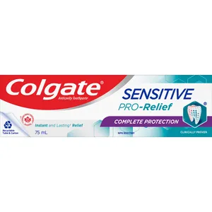 Colgate Sensitive Pro-Relief Toothpaste 75 mL for Instant Relief, Enamel Protection & Gum Health