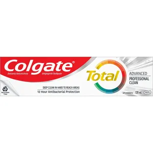 Colgate Total Advanced Professional Clean Toothpaste, 70mL - Refreshing Dental Care for Adults