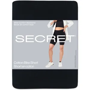 Comfortable XL/TG Cotton Bike Shorts with Wide Waistband - Breathable & Stretchable for All-Day Wear