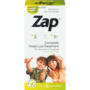Complete Head Lice Treatment Spray with Rigid Comb - Naturally-Sourced, Insecticide-Free Solution