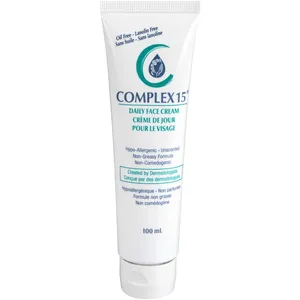 Complex 15 Daily Face Cream - Oil-Free, Hypo-Allergenic, Non-Greasy Formula for Matte Finish