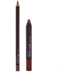 Contour Nude Lip Kit - Precision Lip Pencil in Molten Cocoa & Matte Crush Lipstick Pencil in Brownie Bite