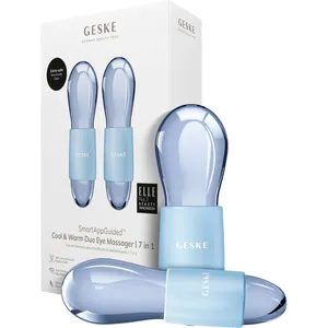 Cool & Warm Duo Eye Massagers - Aquamarine - 7 in 1 for Dark Circles, Puffiness, Skin Glow, Toning