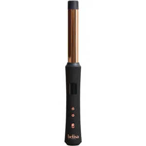 Cordless 1" Curling Wand by Lunata Beauty - White High Gloss, Titanium Barrel, Lasts 30-35 Minutes
