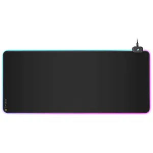 Corsair MM700 RGB Extended Mouse Pad 930mm x 400mm with 360° RGB Lighting and USB Ports