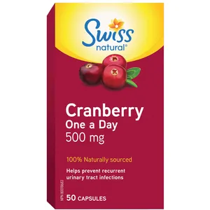 Cranberry One A Day 500 mg Capsules - Natural Urinary Tract Support, Equivalent to 8-10 oz Juice