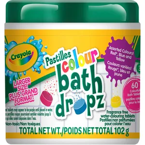 Crayola Bath Dropz Large - Fun Bath Time Colors for Kids